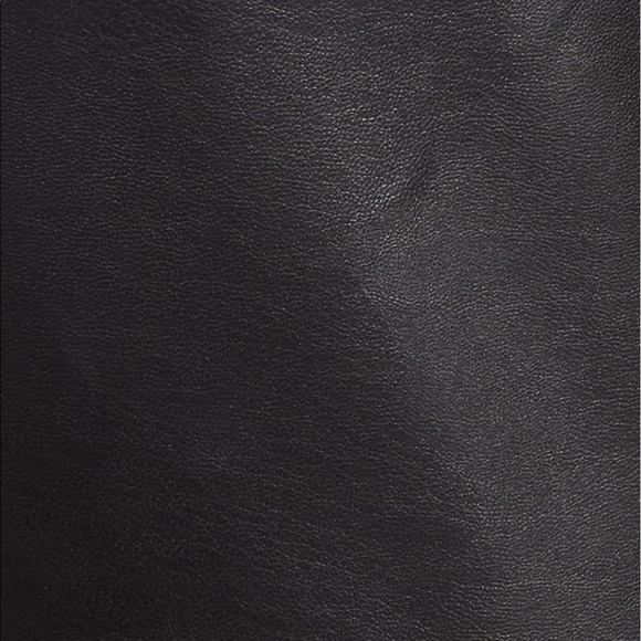 LEITH High Waist Faux Leather Leggings BLACK - Picture 4 of 8